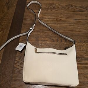 Fossil beige shoulder bag